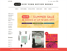 Tablet Screenshot of nyrb.com